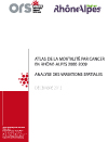 Atlas de la mortalité par cancer en Rhône-Alpes 2000-2009. Analyse des variations spatiales. - 2012